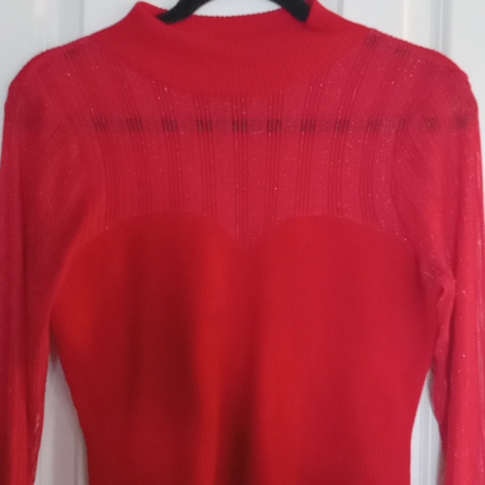 Almost Famous Scarlet Long Sleeve Blouse